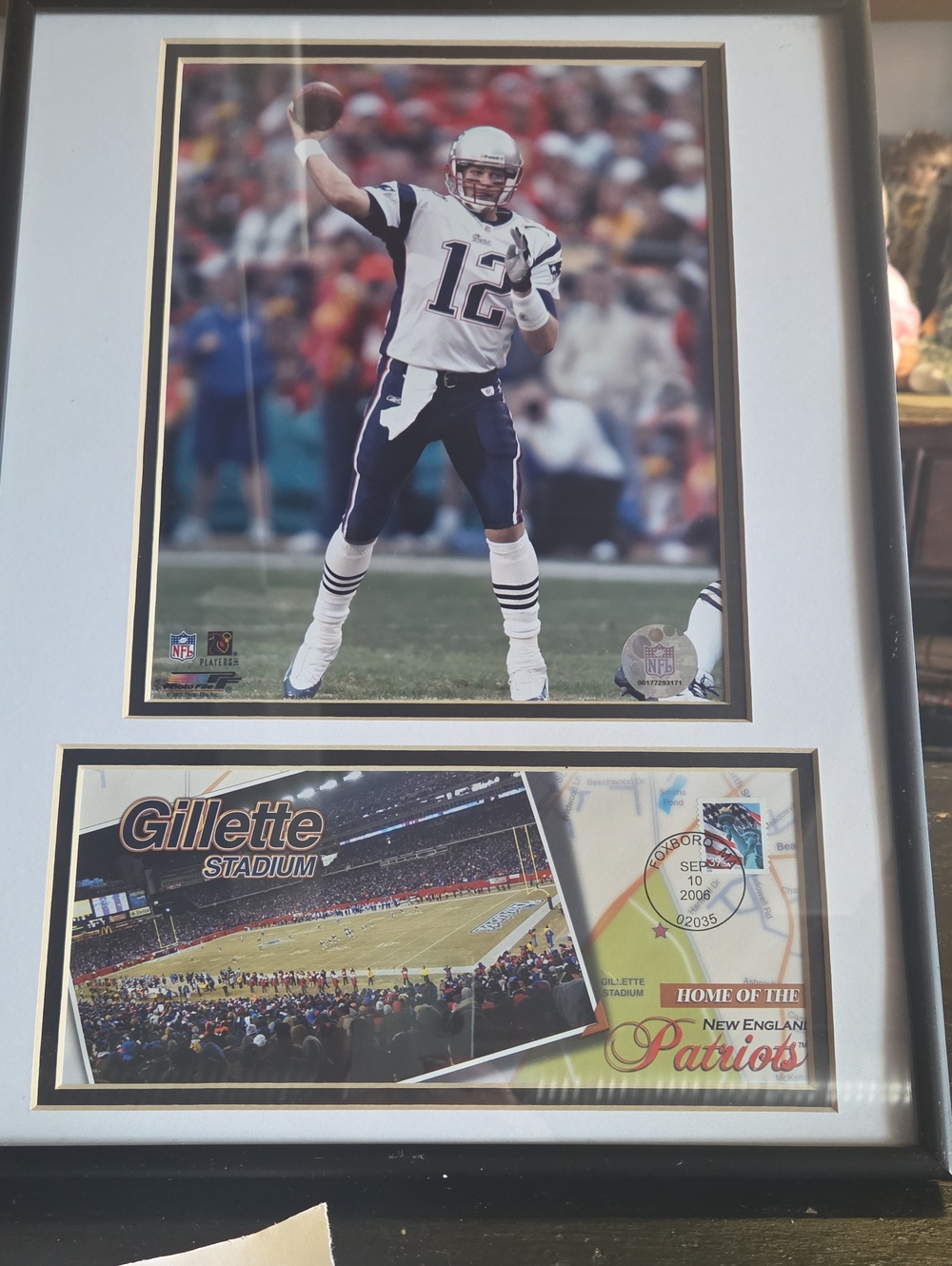 NEW ENGLAND PATRIOTS Stadium Framed Patriots Photo Collage -